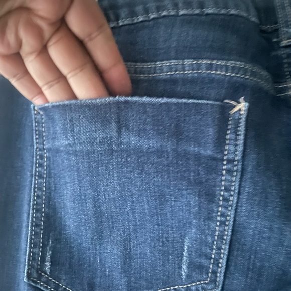 Simply Vera Vera Wang Dark Blue Ankle Jeans - Picture 5 of 7